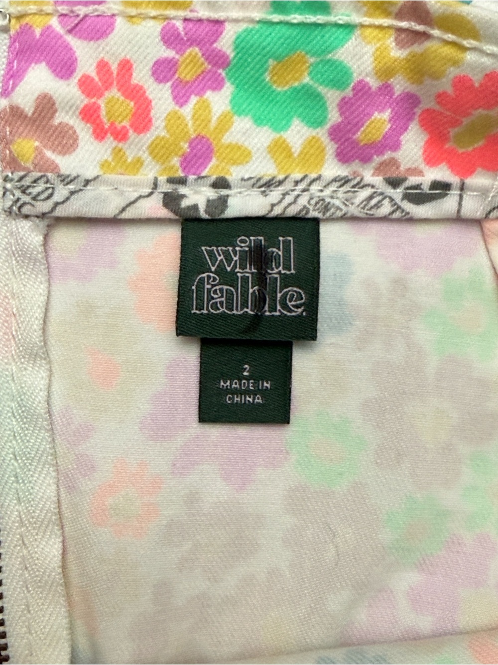 wild fable Pink Multi Floral Mini Skirt - Picture 3 of 4